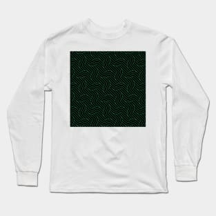 diagonal tech  pattern Long Sleeve T-Shirt